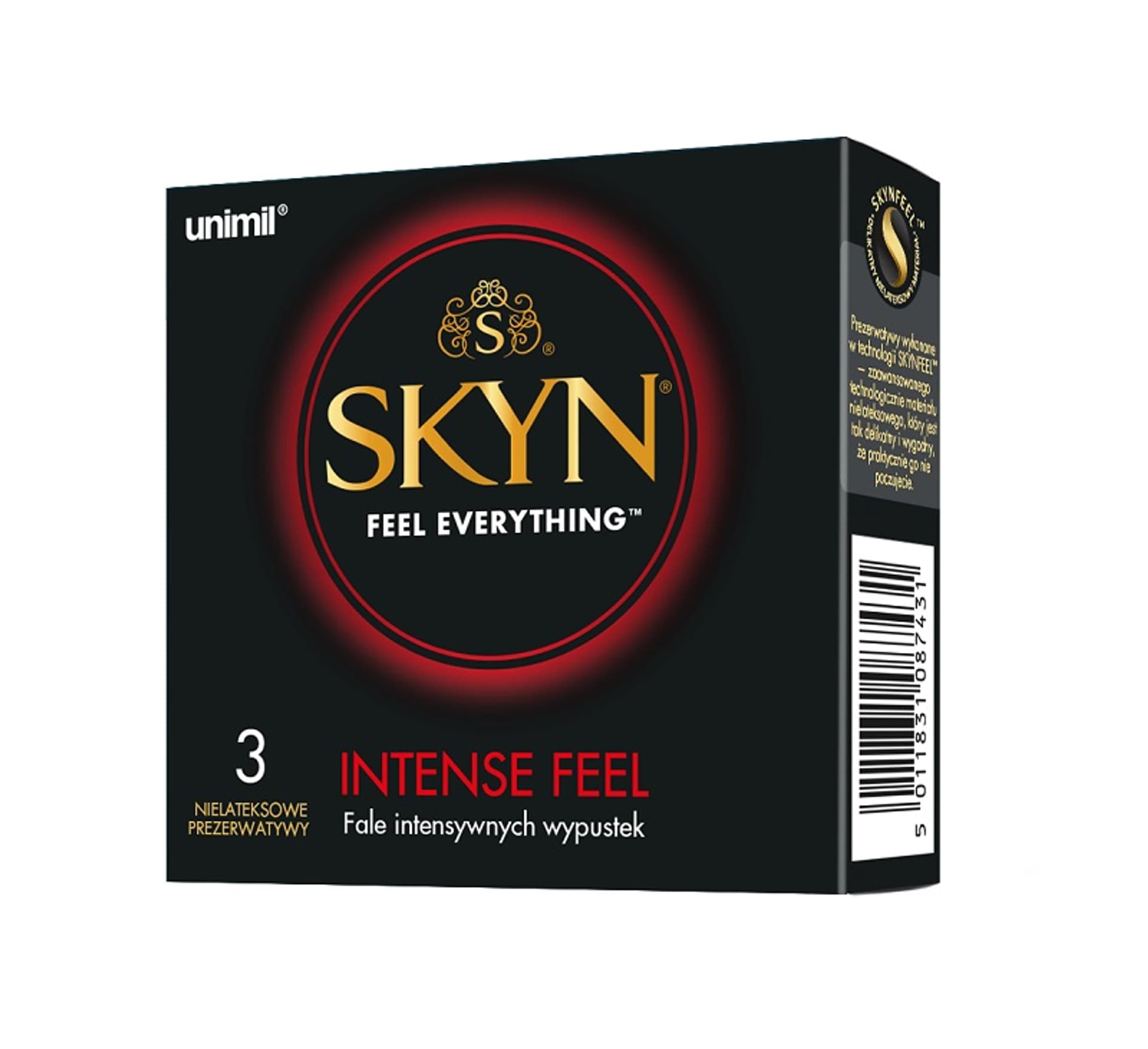 

Unimil SKYN Intense Feel (1op./3szt.)