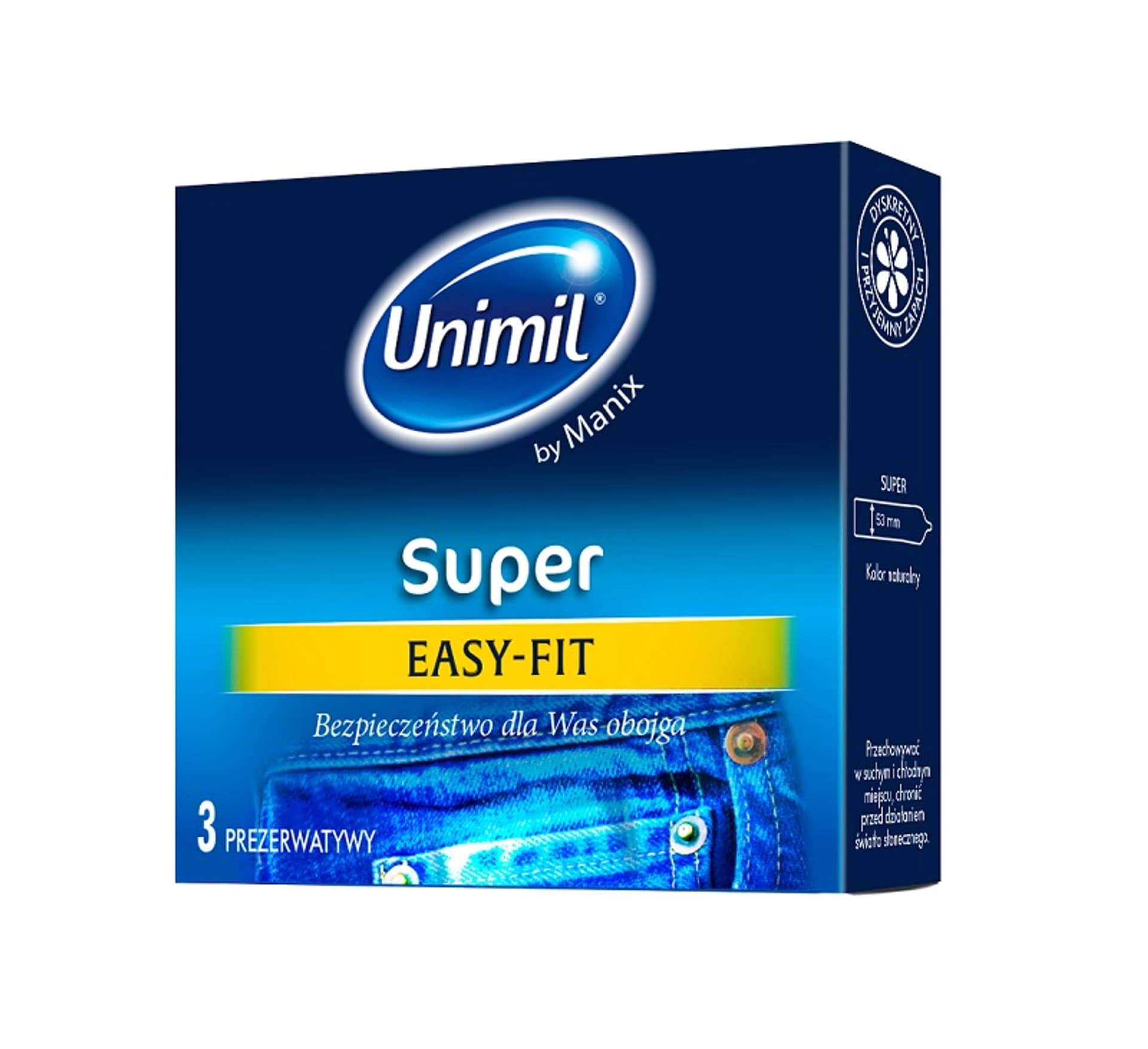 

Unimil Super lateksowe prezerwatywy 3szt