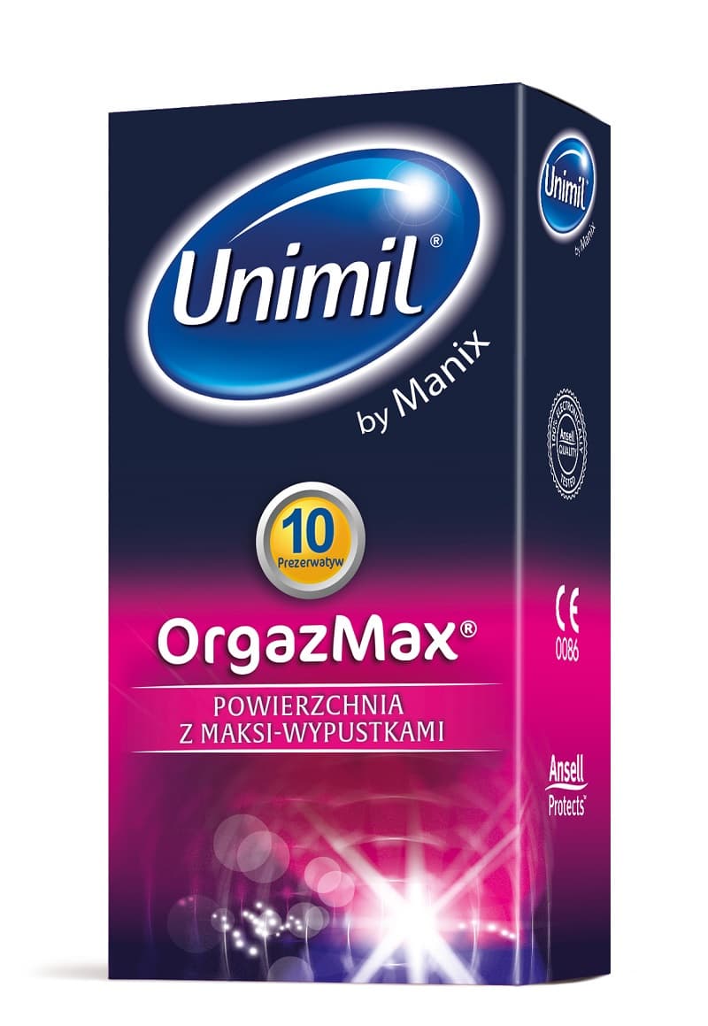 

Unimil OrgazMax lateksowe prezerwatywy 10szt