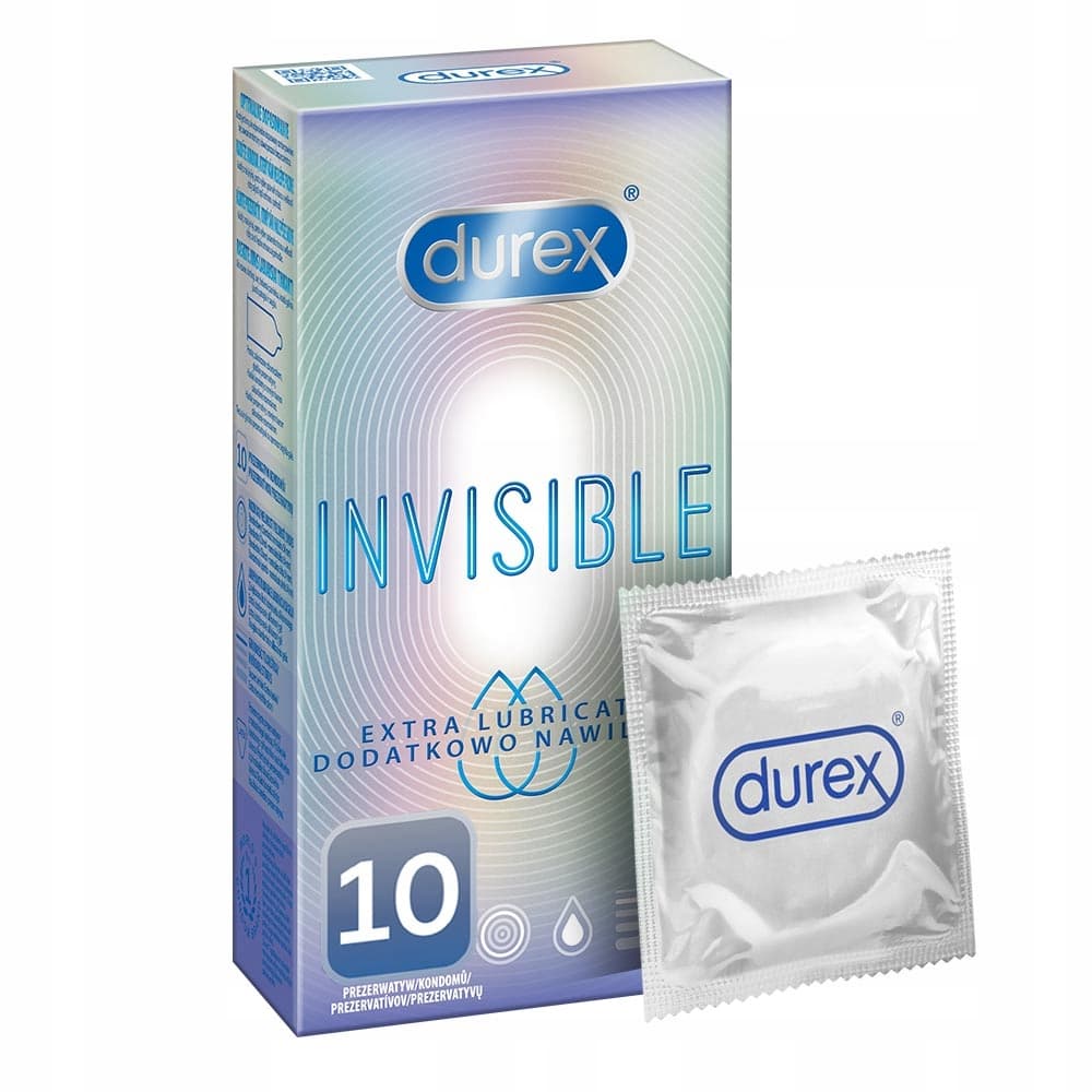 

Prezerwatywy Durex Invisible A10 dodatkowo nawilżone