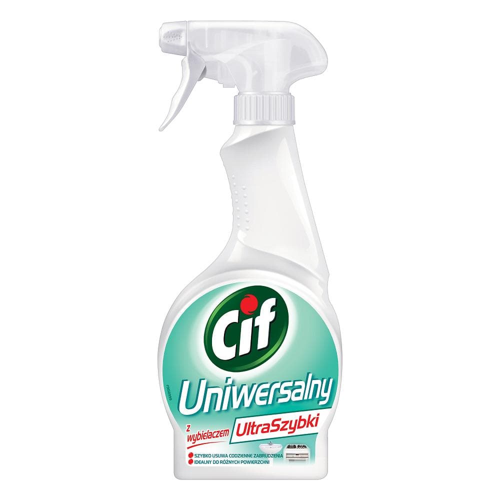 

Cif UltraSzybki Uniwersalny płyn do czyszczenia z wybielaczem spray 500ml