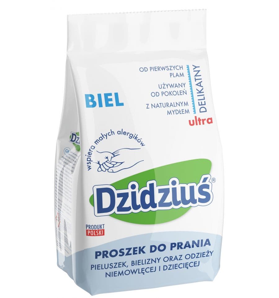 

Dzidziuś Hipoalergiczny proszek do prania odzieży niemowlęcej i dziecięcej Biel 1.5kg