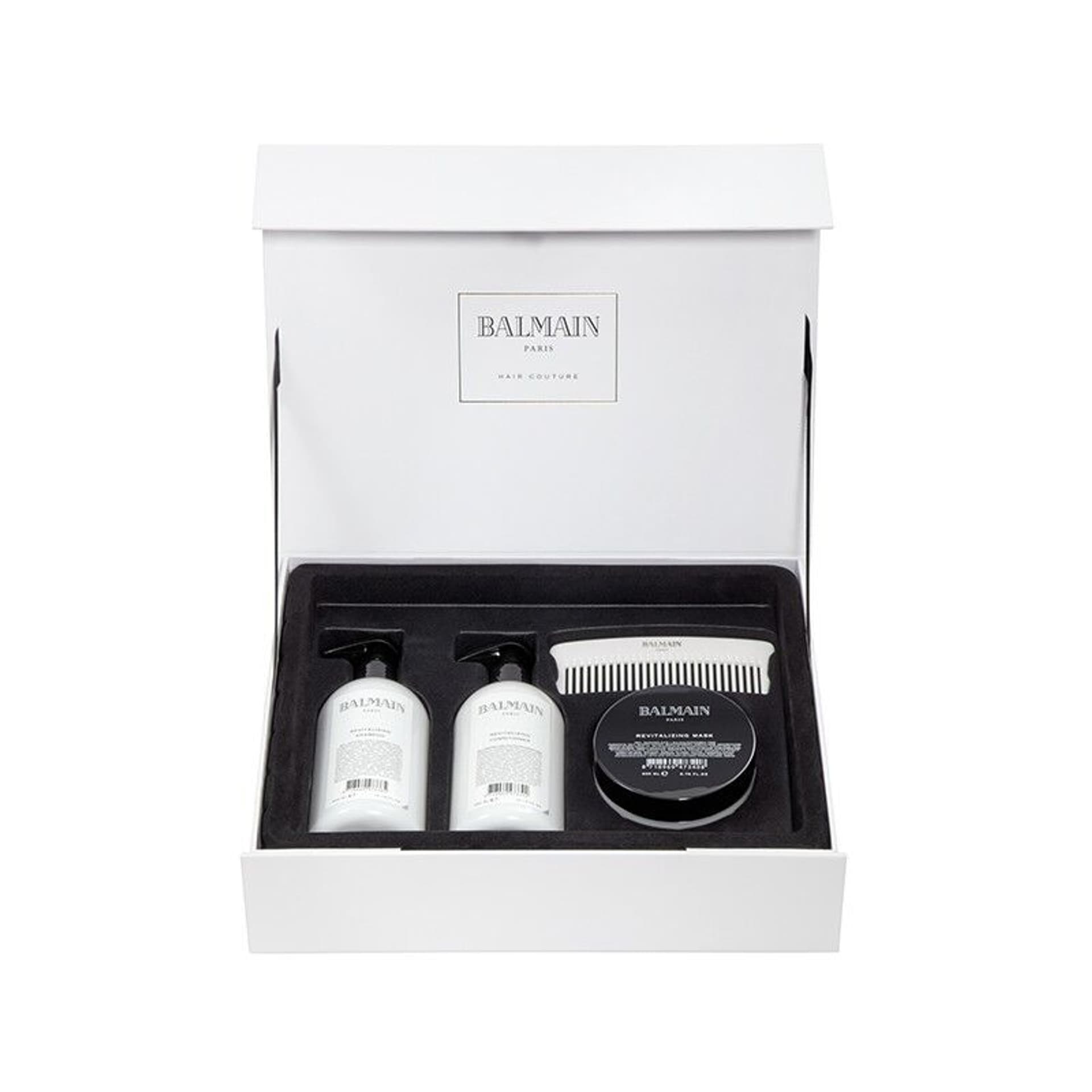 

Balmain Revitalizing Care zestaw do regeneracji włosów Shampoo 300ml + Conditioner 300ml + Mask 200ml + grzebień