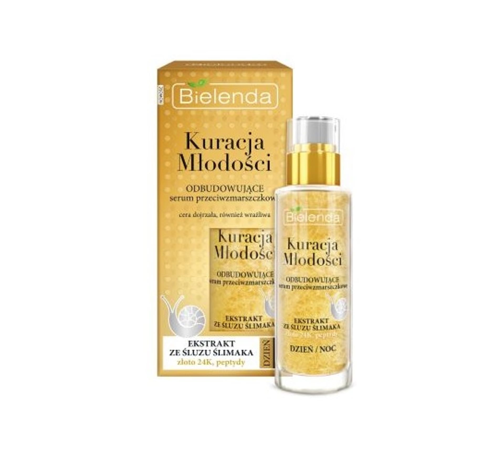 

Bielenda Kuracja Młodości Odbudowujące serum przeciwzmarszczkowe na dzień i noc 30ml
