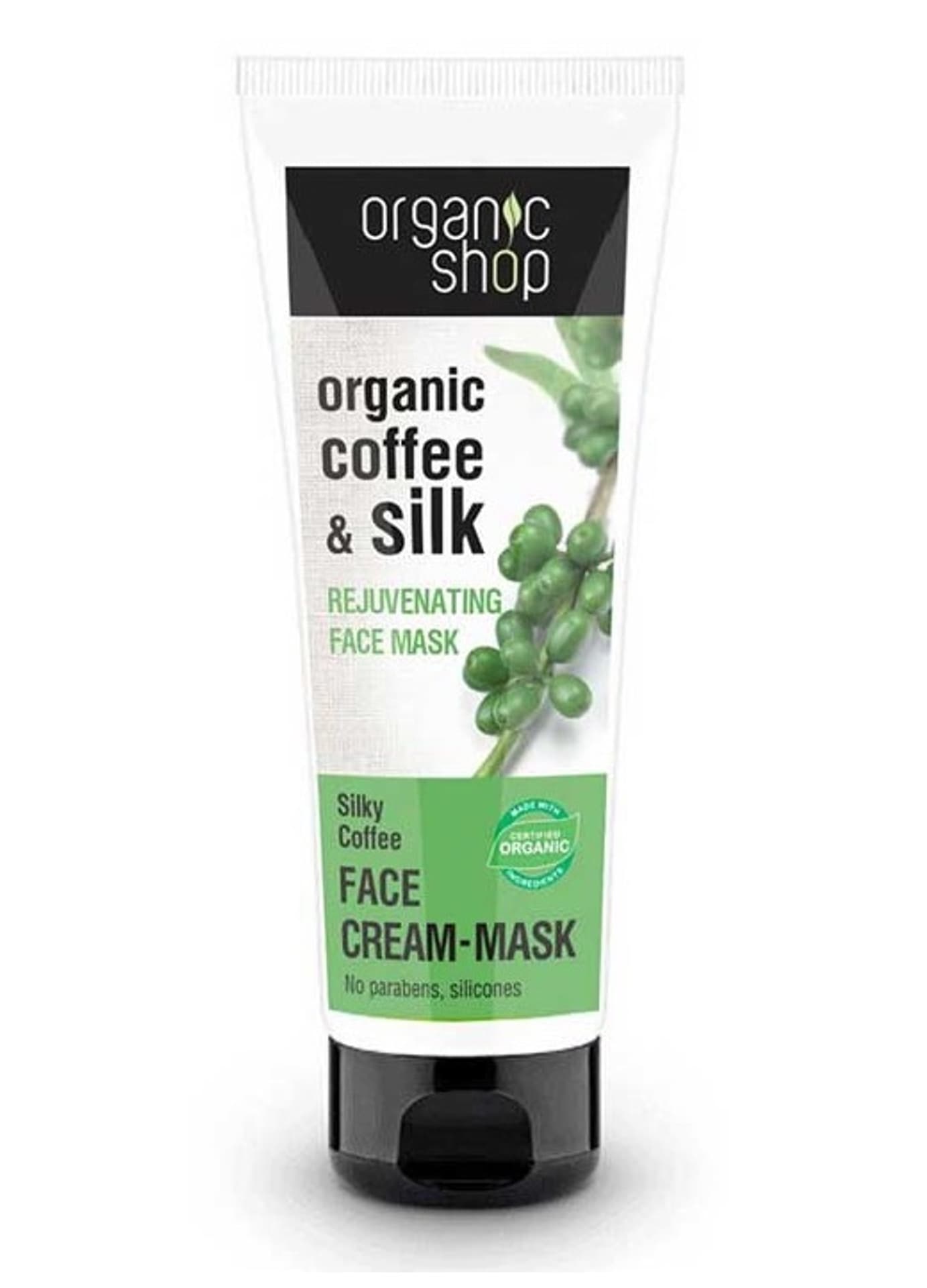 

Organic Shop Rejuvenating Face Cream-Mask Silky Coffee Odmładzająca maska do twarzy 75 ml