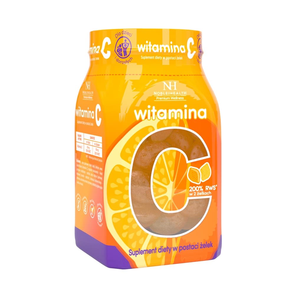 

Noble Health Premium Wellness witamina C suplement diety w postaci żelek 300g