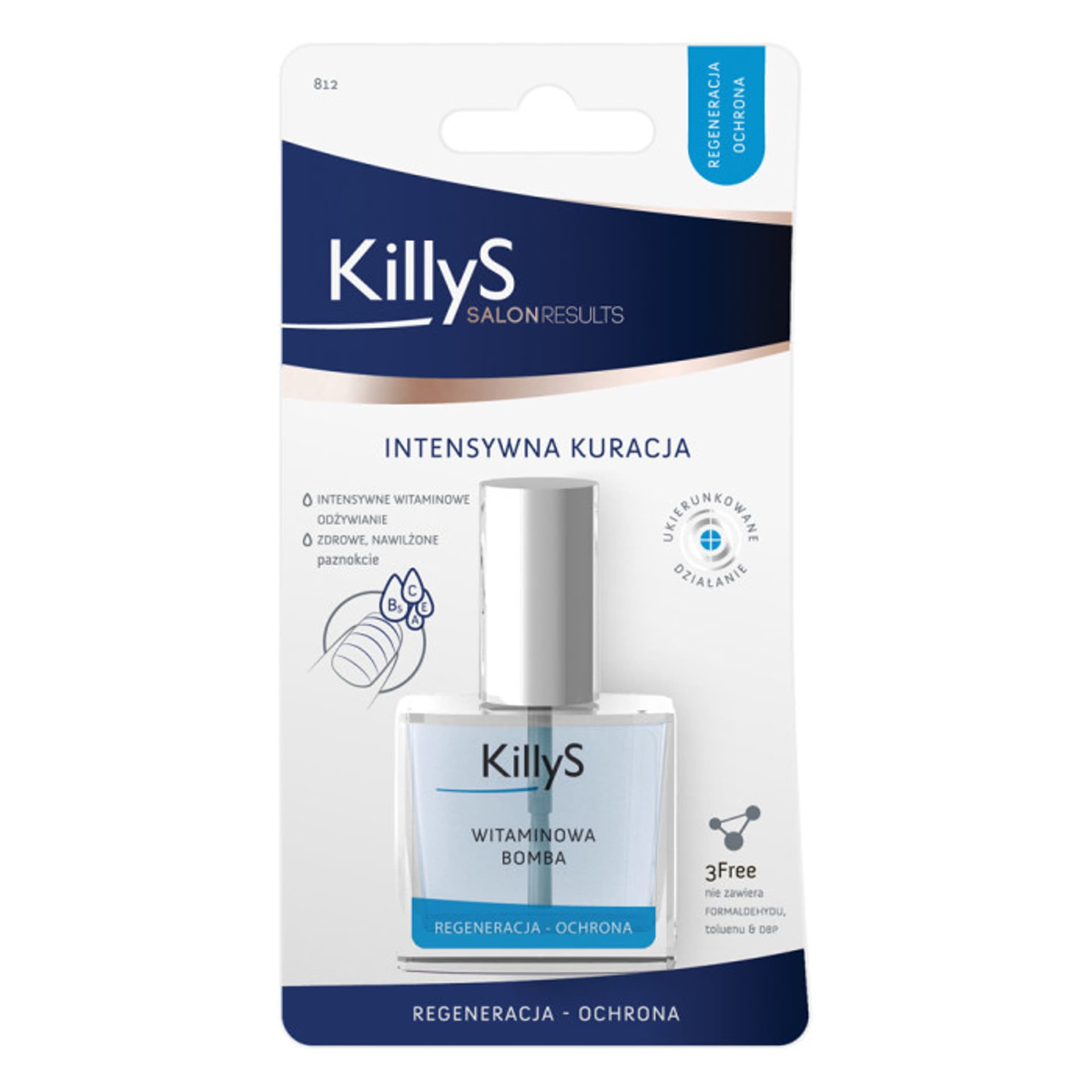 

KillyS Salon Results Vitamin Booster odżywka witaminowa do osłabionych i łamiących się paznokci 10ml