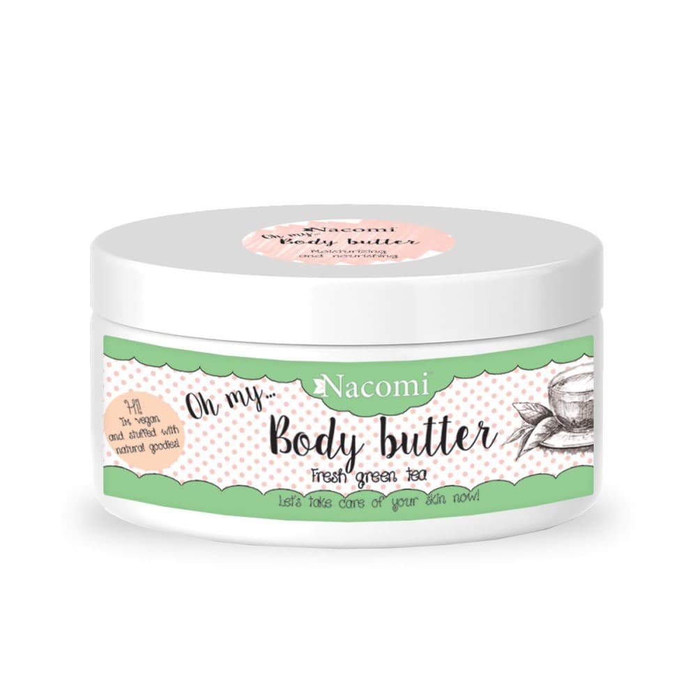 

Nacomi Body Butter masło shea z olejem arganowym Zielona Herbata 100ml