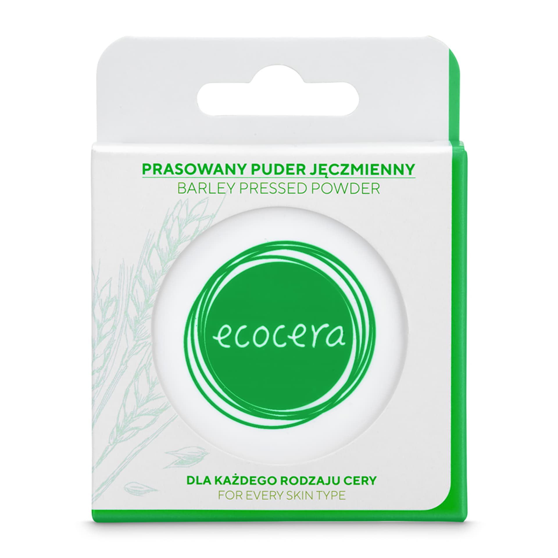 

Ecocera Puder prasowany Jęczmienny - każdy rodzaj cery 10g