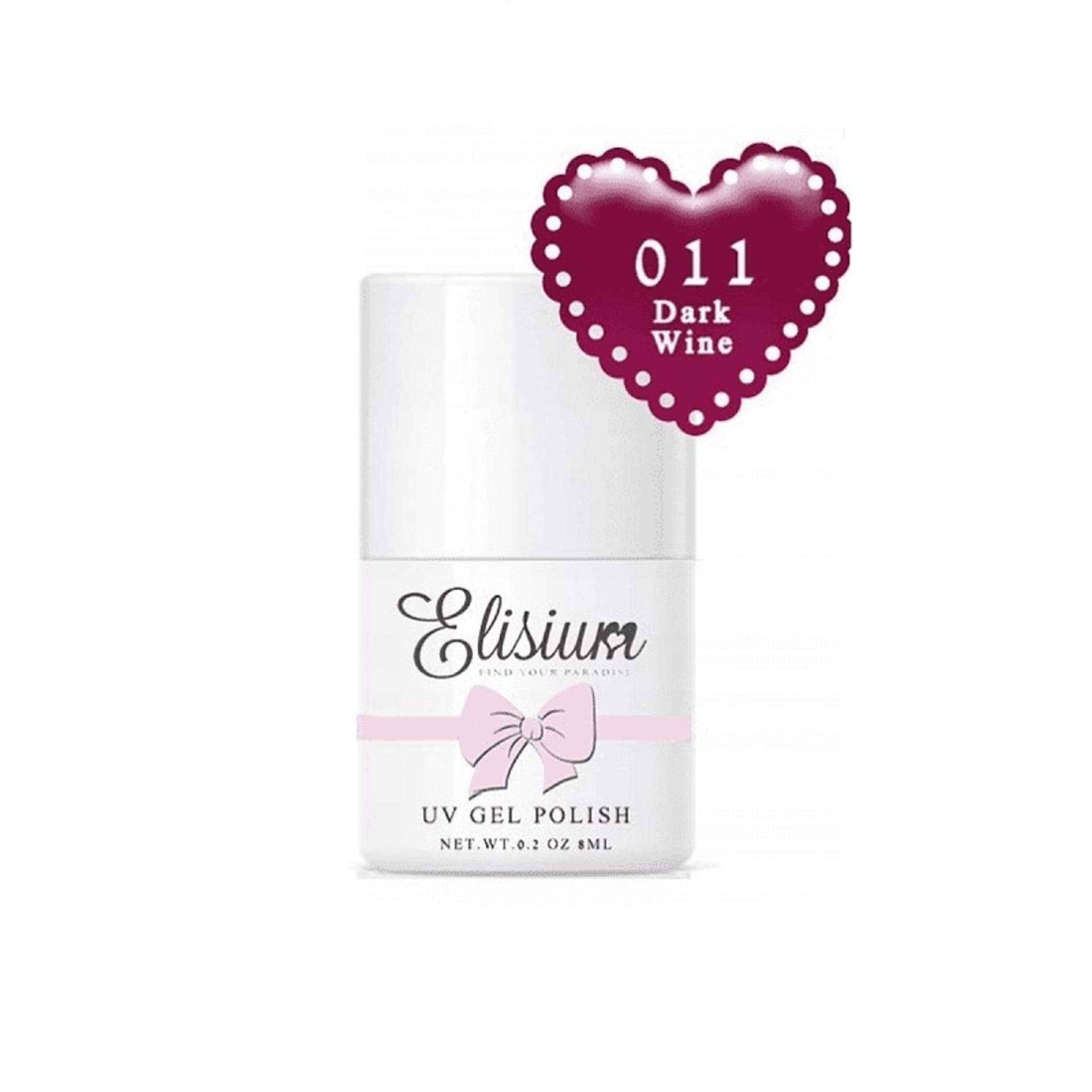 

Elisium UV Gel Polish lakier hybrydowy do paznokci 011 Dark Wine 8ml