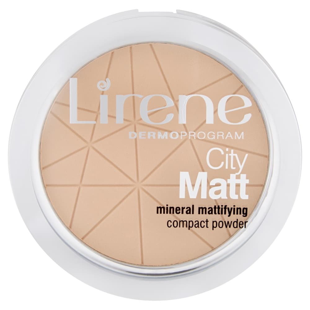 

Lirene City Matt Mineral Mattifying Compact Powder mineralny puder matujący 01 Transparentny 9g