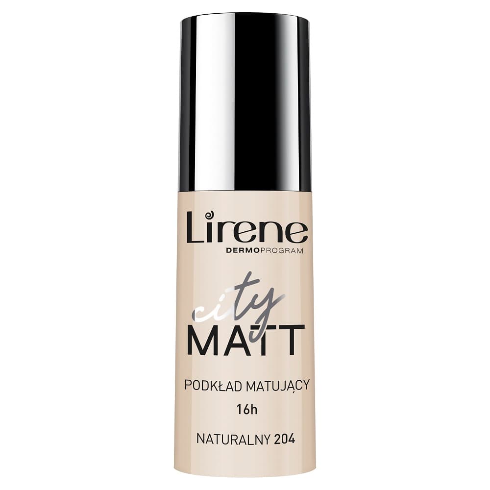 

Lirene City Matt podkład matujący do twarzy 204 Naturalny 30ml