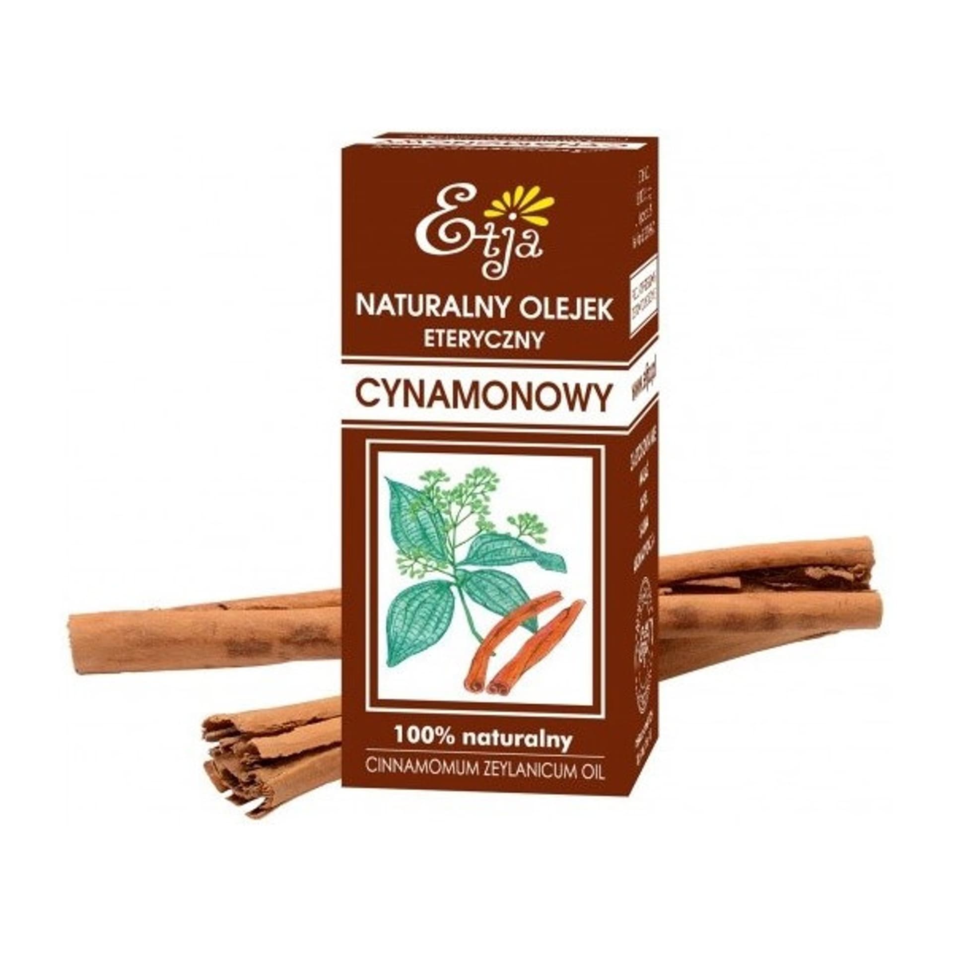 

Etja Naturalny Olejek Eteryczny Cynamonowy 10ml