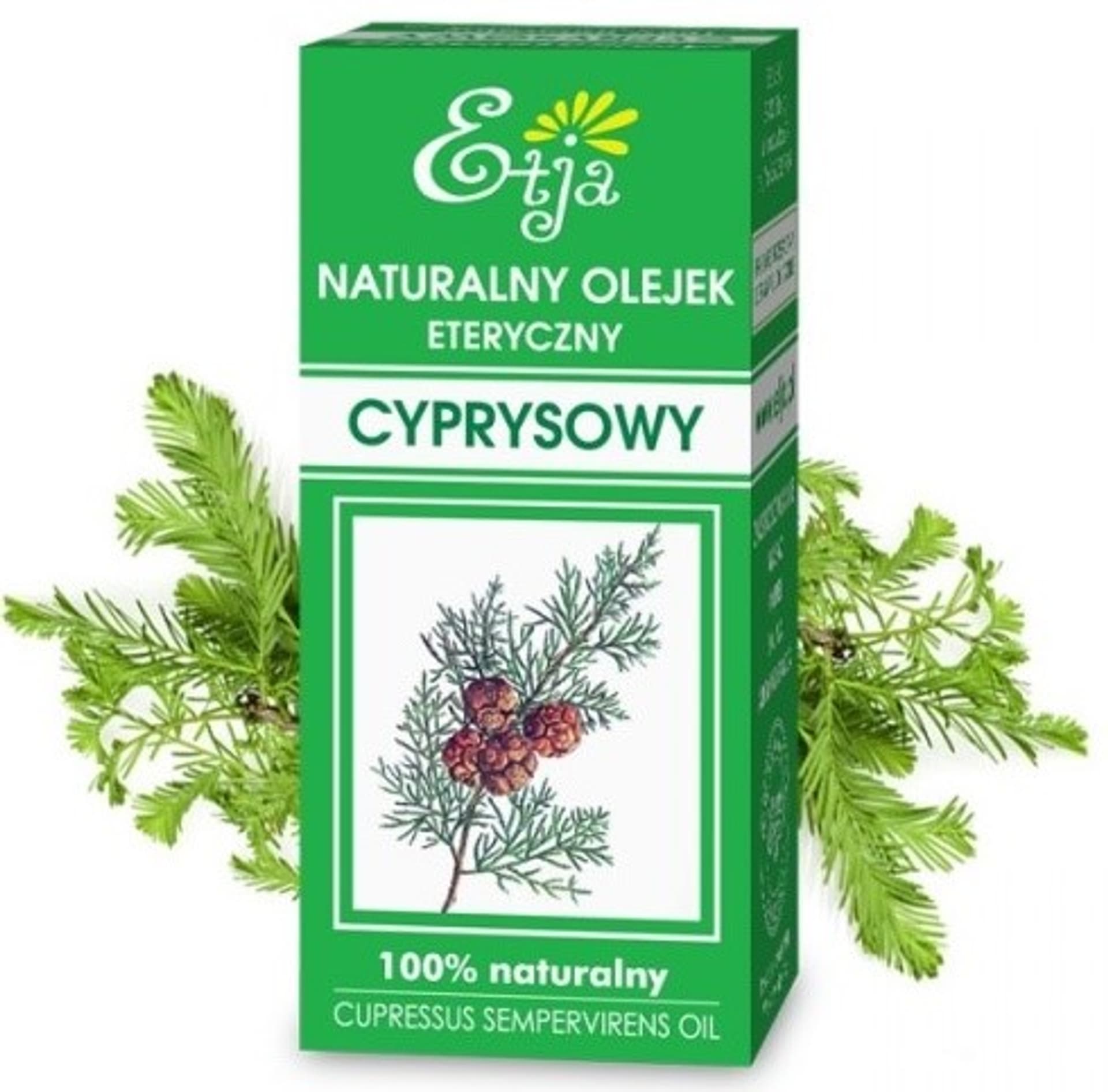 

Etja Naturalny Olejek Eteryczny Cyprysowy 10ml