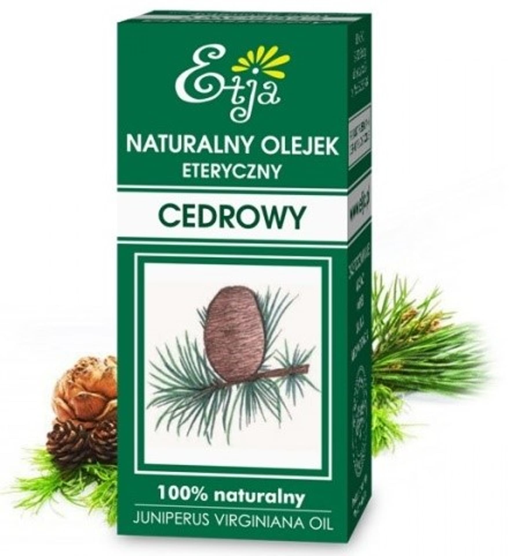 

Etja Naturalny Olejek Eteryczny Cedrowy 10ml