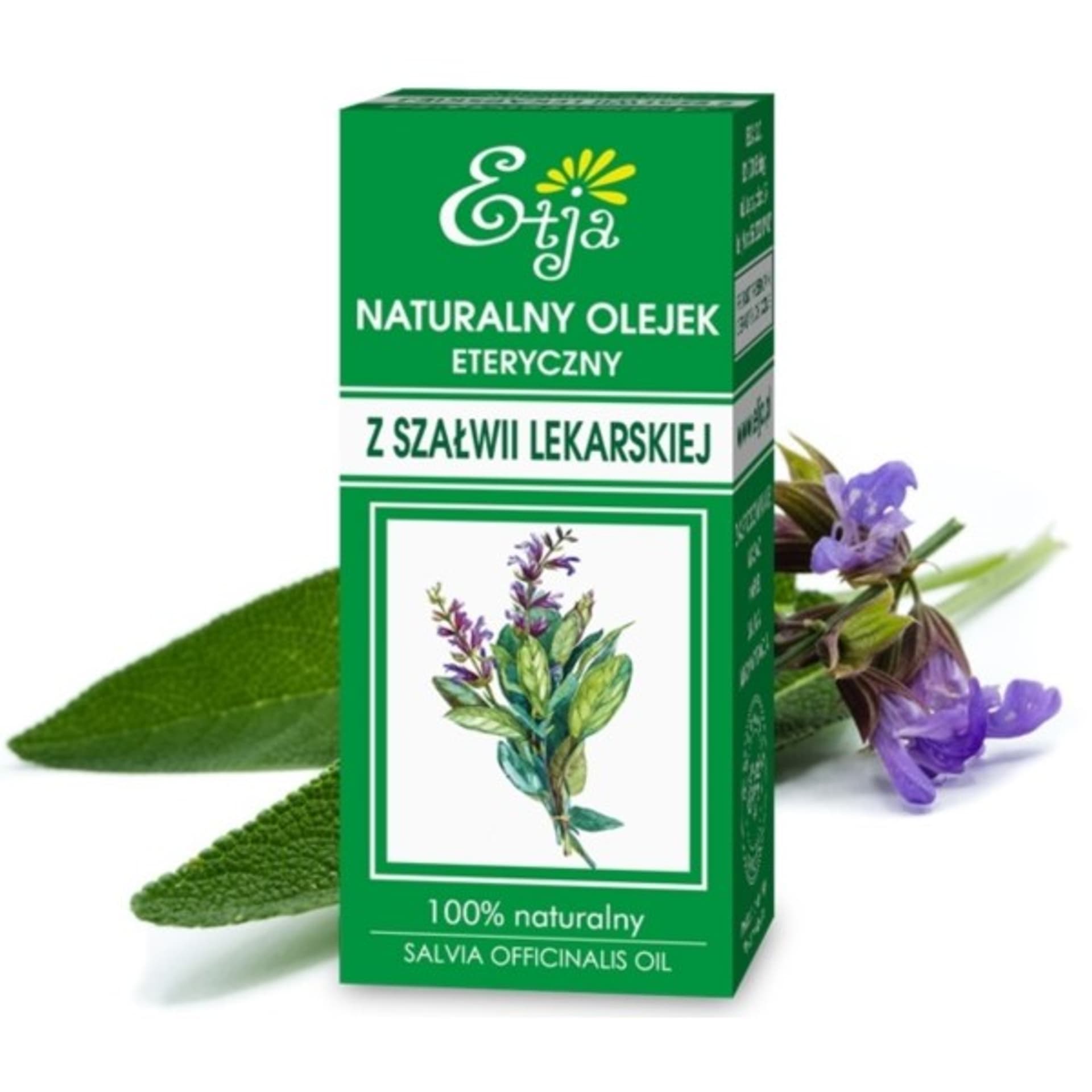 

Etja Naturalny Olejek Eteryczny z Szałwii Lekarskiej 10ml
