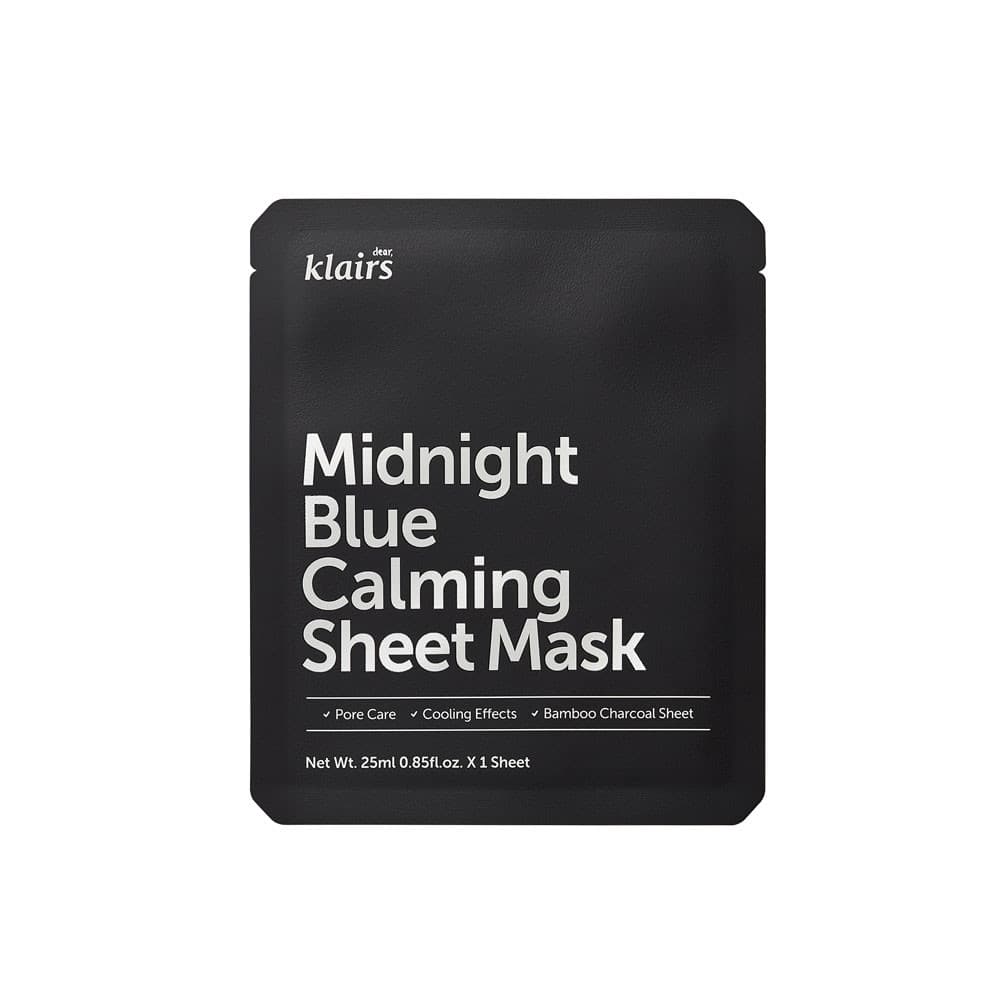 

Klairs Midnight Blue Calming Sheet Mask łagodząca maska w płachcie 25ml