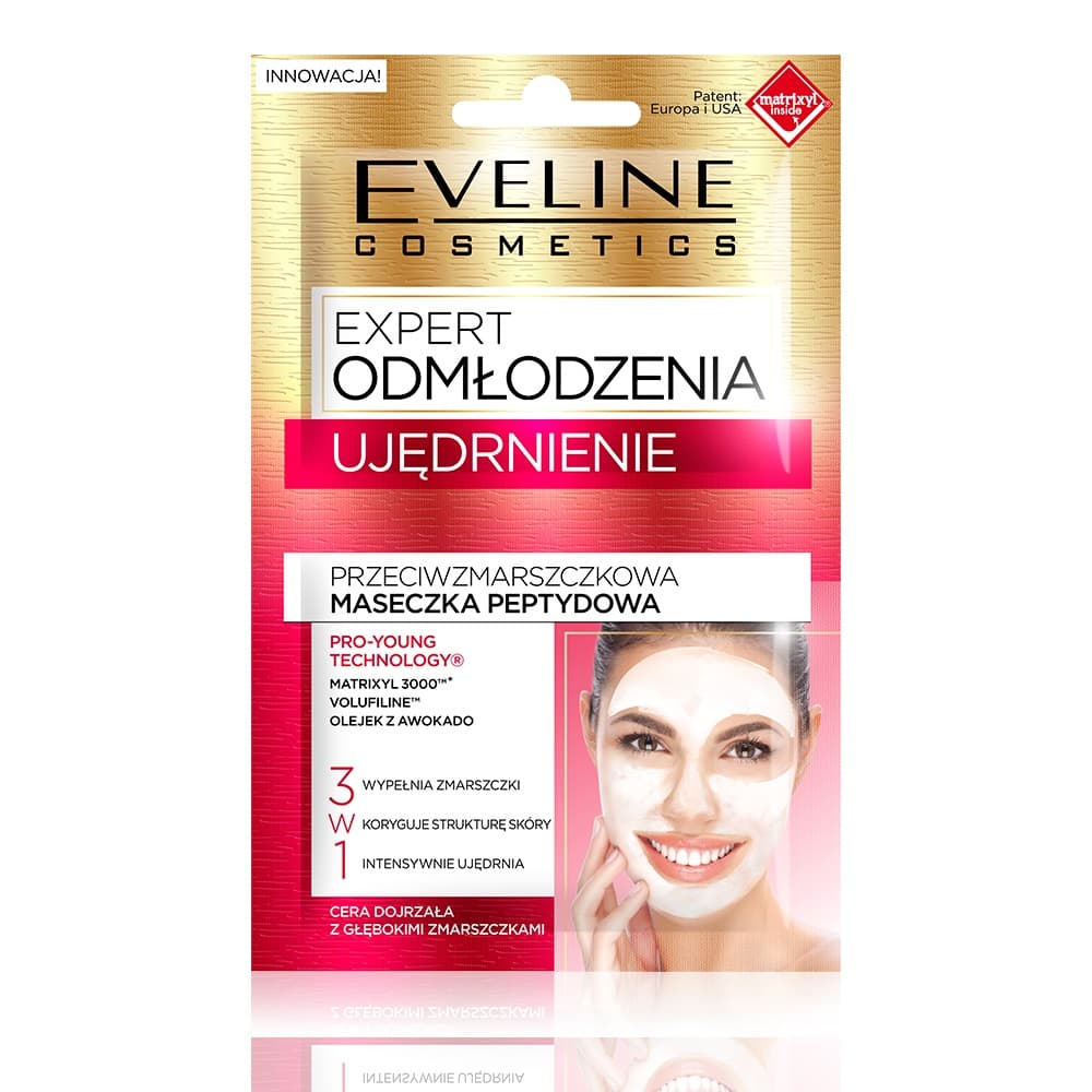 

Eveline Ekspert Odmłodzenia Ujędrnienie Maseczka przeciwzmarszczkowa peptydowa - saszetka 2x5ml