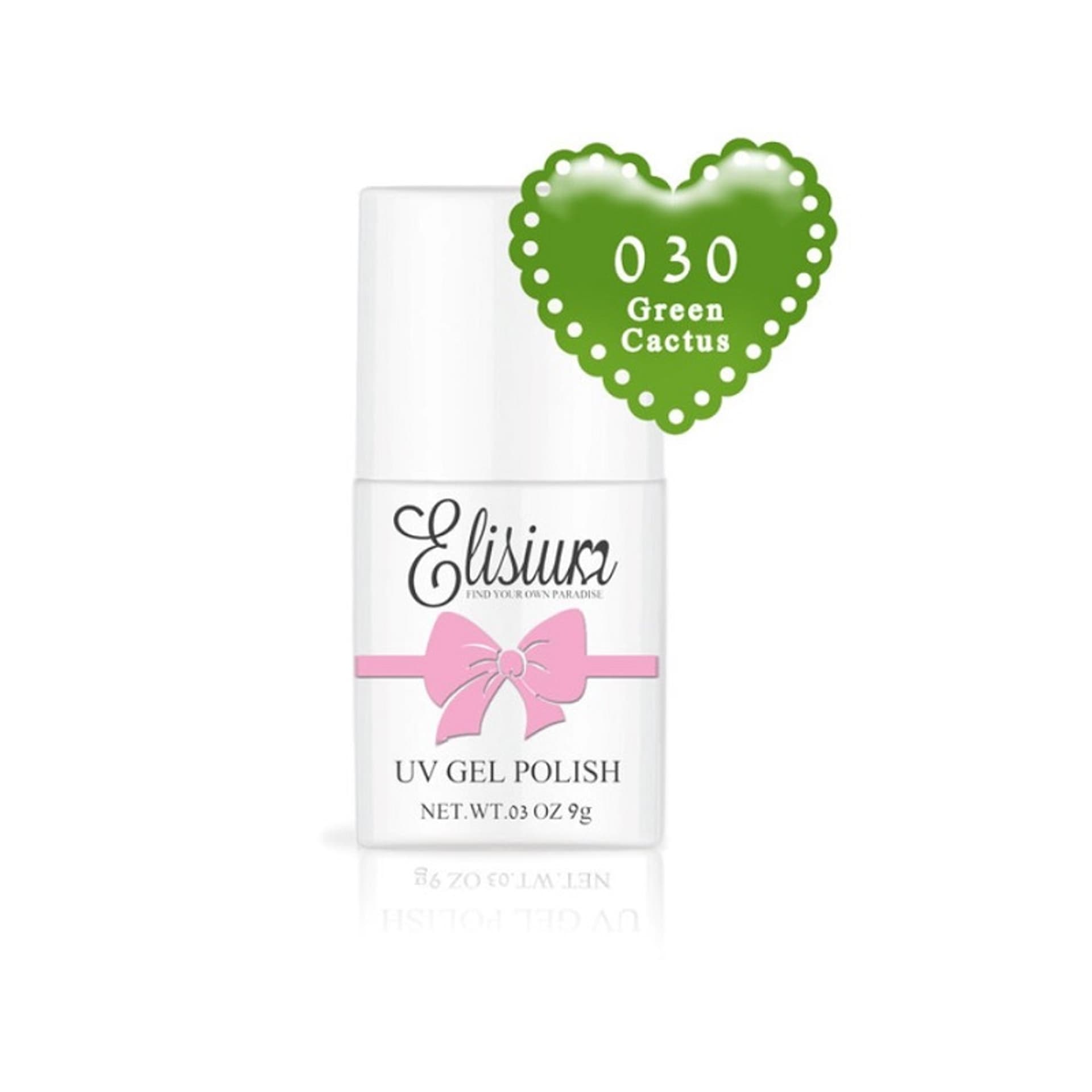 

Elisium UV Gel Polish lakier hybrydowy do paznokci 030 Green Cactus 9g