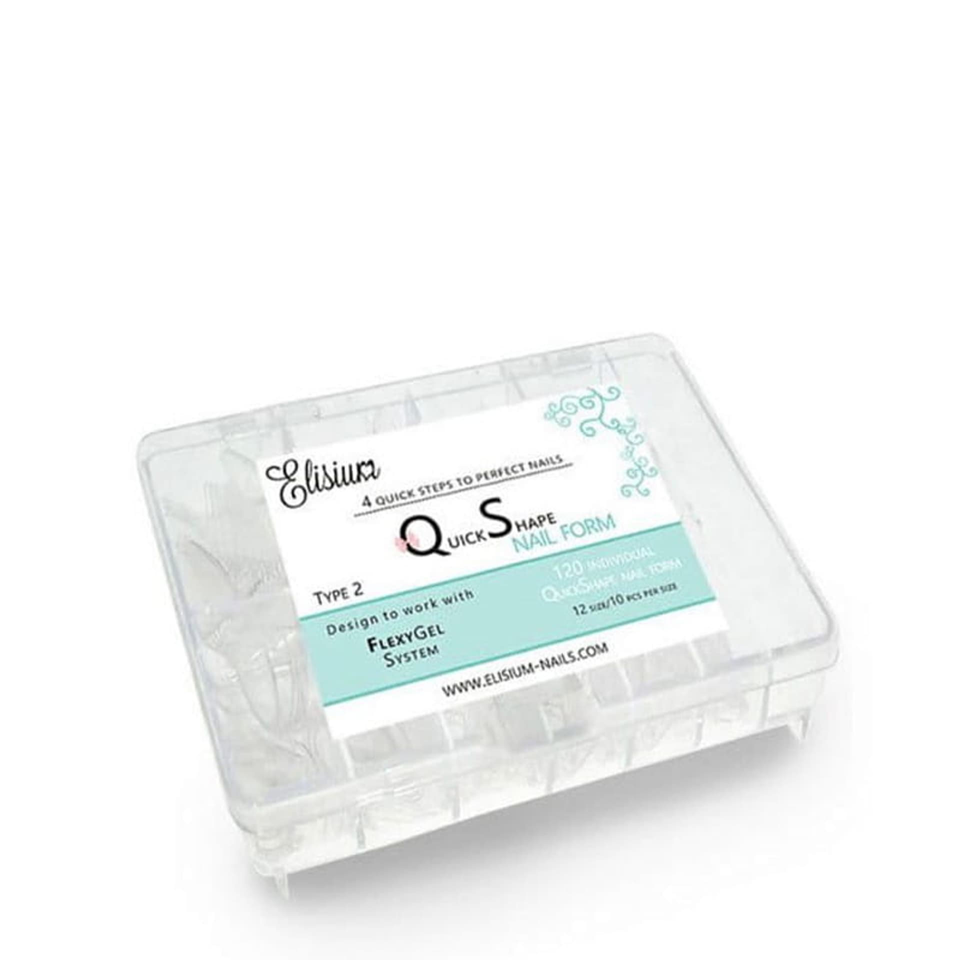 

ELISIUM Quick Shape Nail Form Formy do akrylożelu Typ 2 1op.-120szt