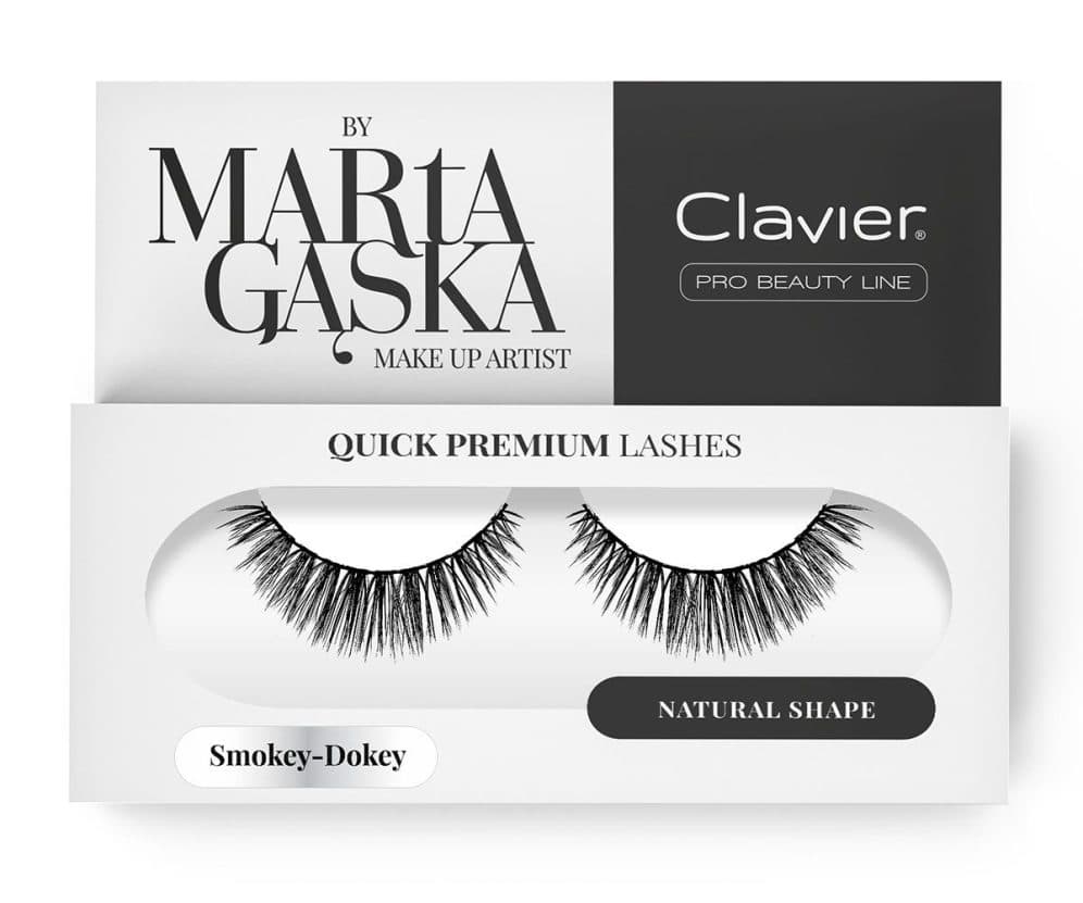 

Clavier Quick Premium Lashes rzęsy na pasku Smokey-Dokey 809