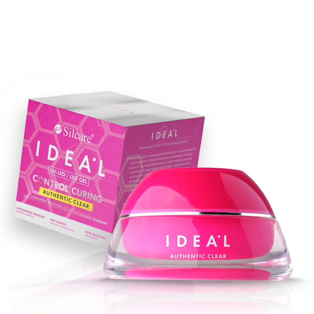 

Silcare Ideal UV/LED Gel żel budujący do paznokci Authentic Clear 50g