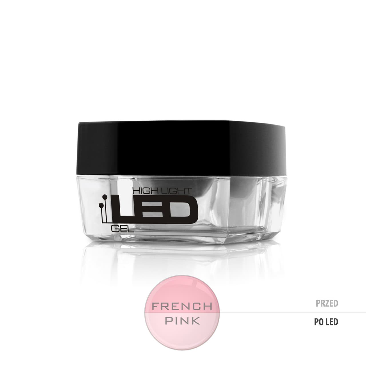 

SILCARE High Light Led Gel średniogęsty jednofazowy żel do paznokci French Pink 15g
