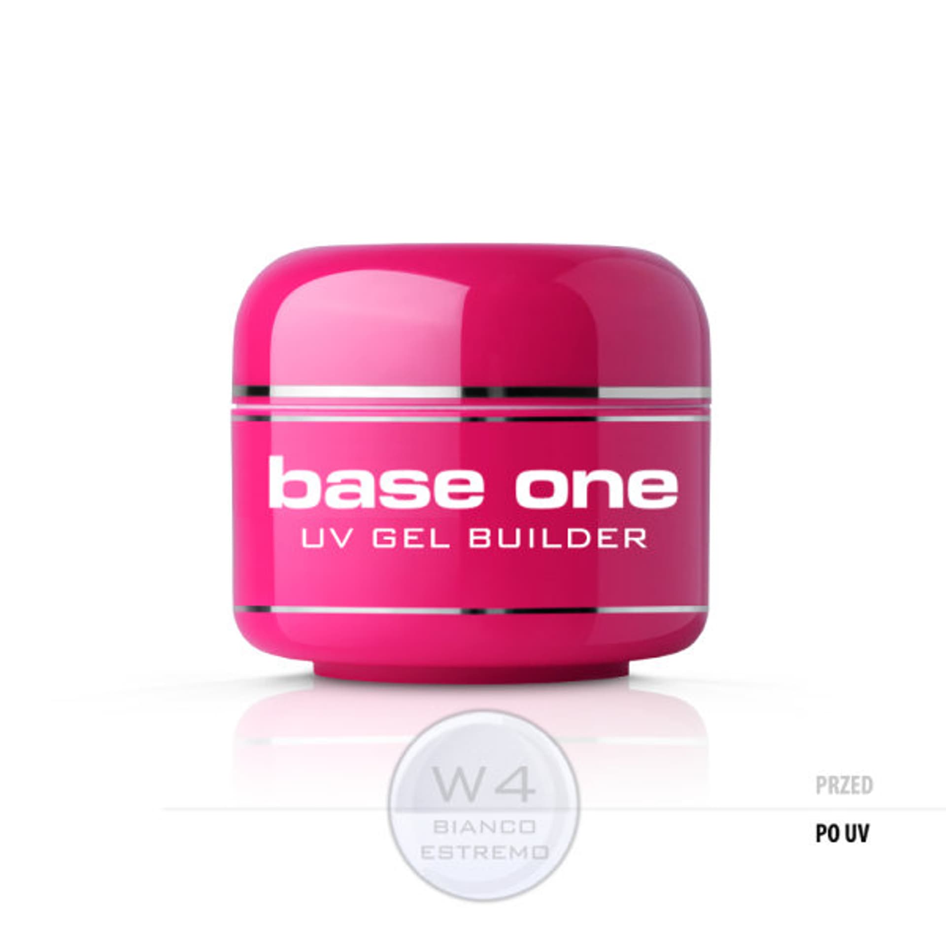 

Silcare Gel Base One Bianco Estremo W4 żel budujący do paznokci 5g