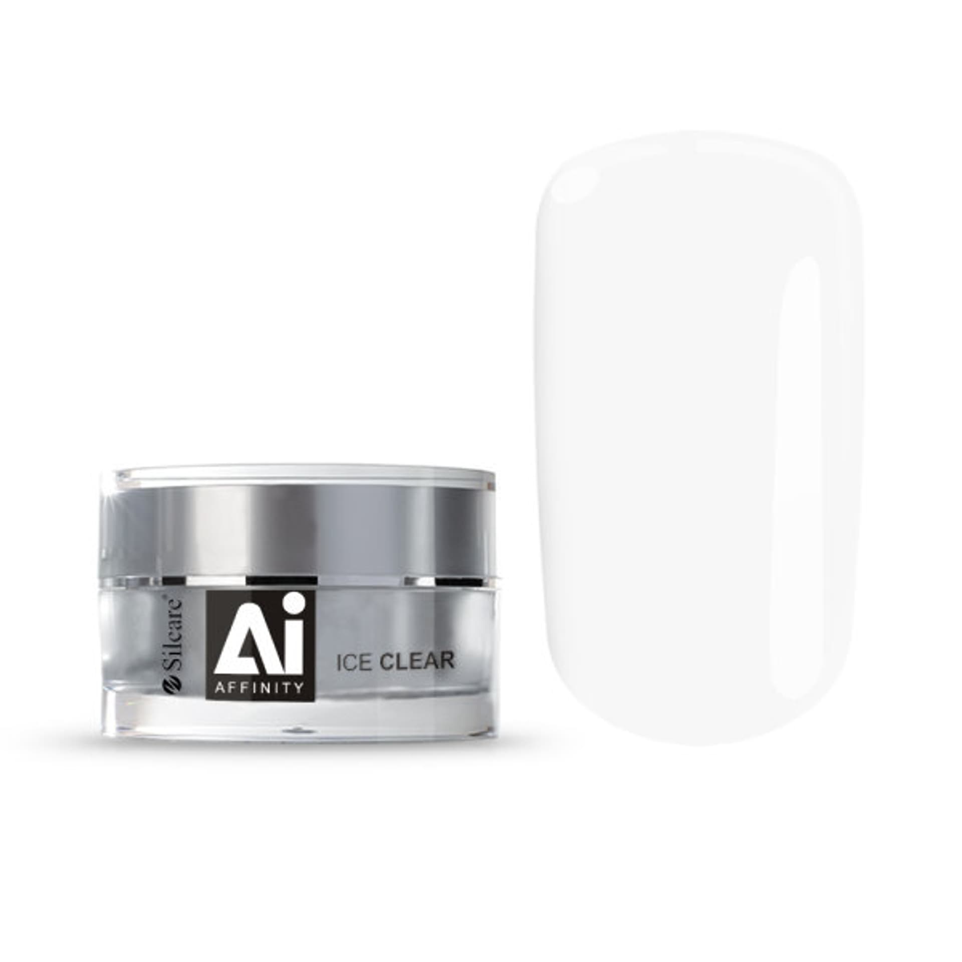 

Silcare Gel Affinity średniogęsty jednofazowy żel do paznokci Ice Clear 30g