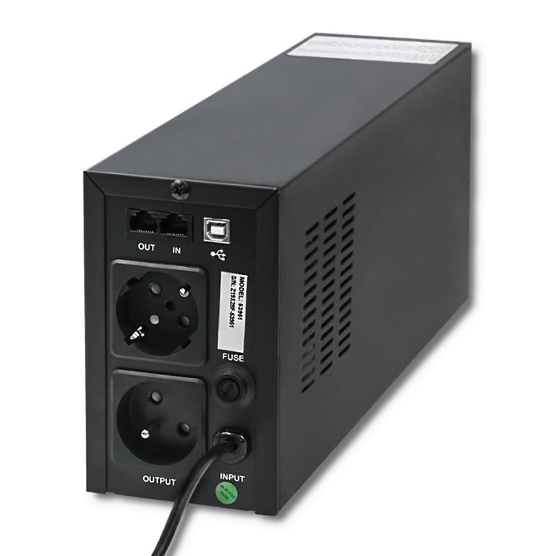 

Zasilacz awaryjny UPS MONOLITH | 600VA | 360W | LCD | USB