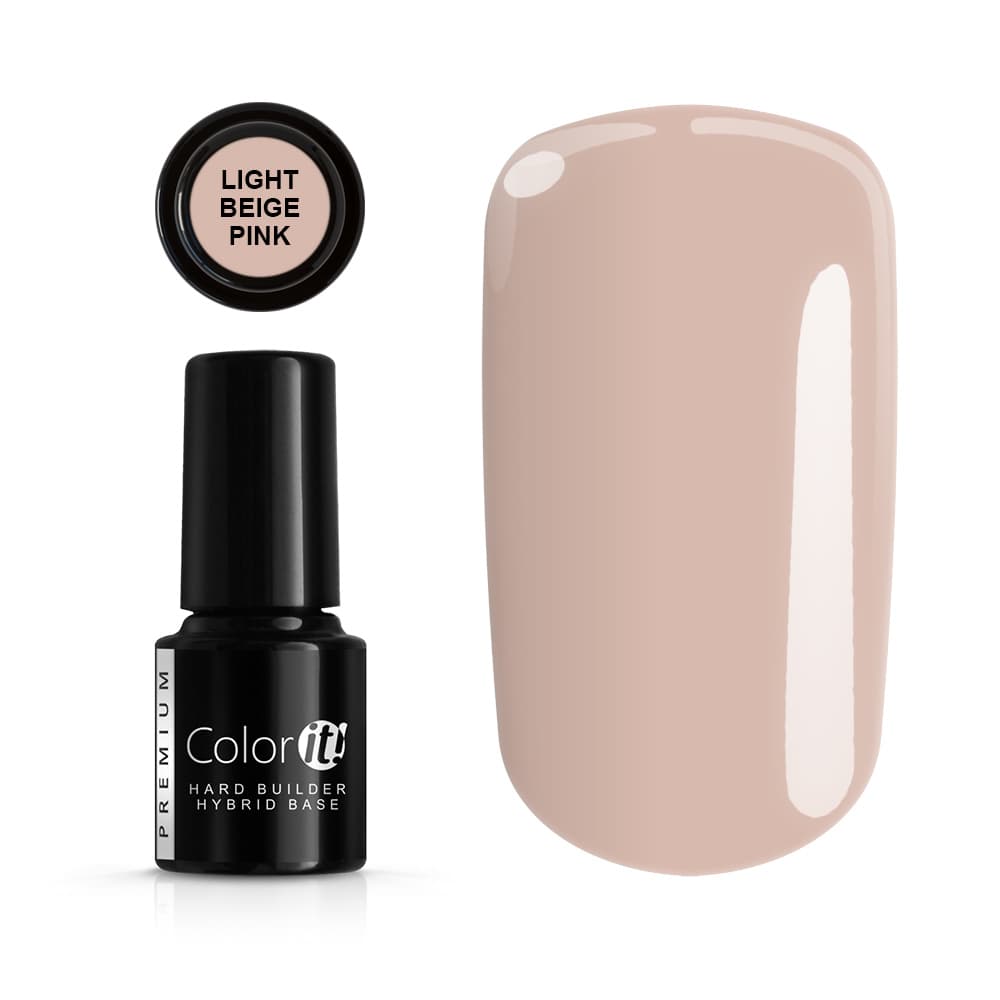 

Silcare Color It Premium Hard Builder Hybrid Base baza pod lakier hybrydowy Light Beige Pink 6g