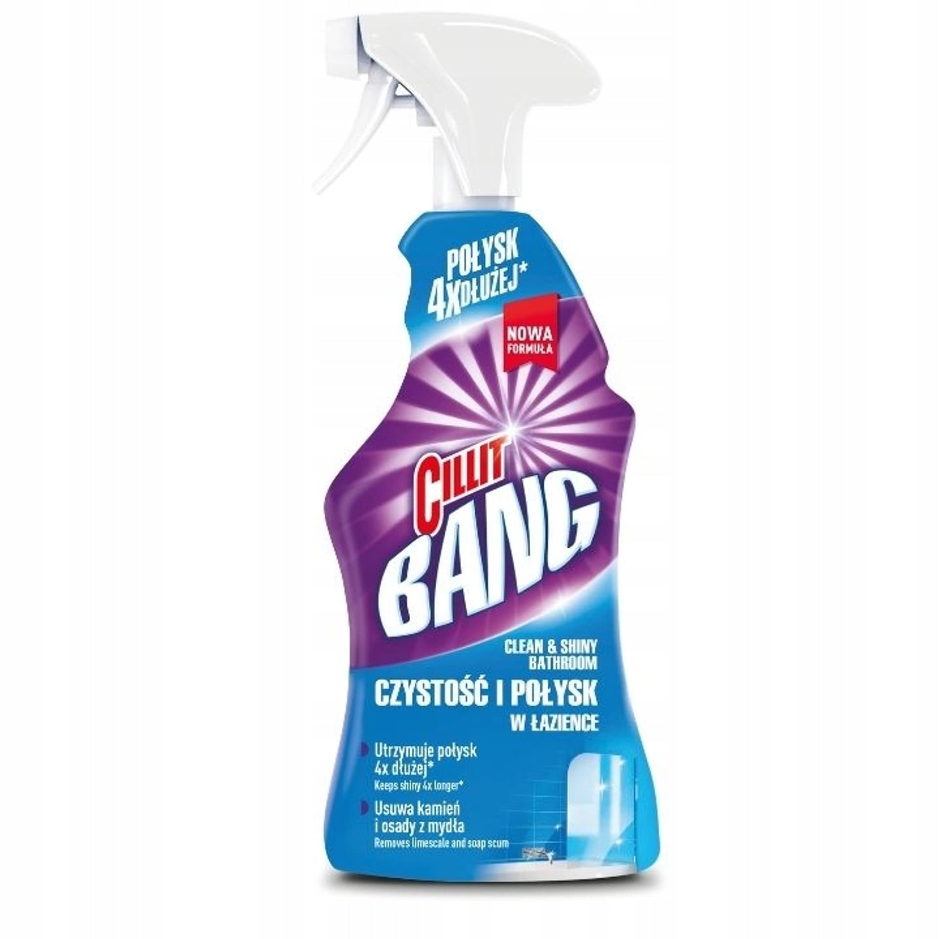 

Cillit Bang Czystość i Połysk W Łazience uniwersalny środek czyszczący spray 750ml