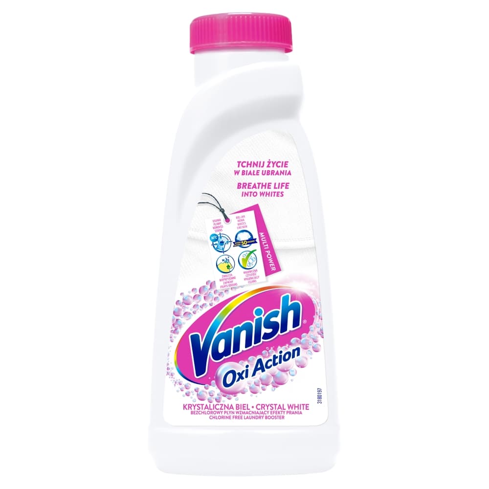 

Vanish Oxi Action odplamiacz do białych tkanin w płynie 500ml