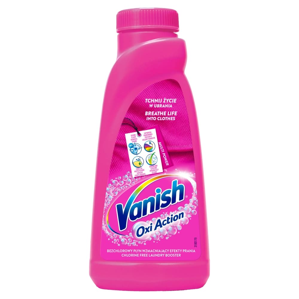 

Vanish Oxi Action odplamiacz do tkanin w płynie 500ml