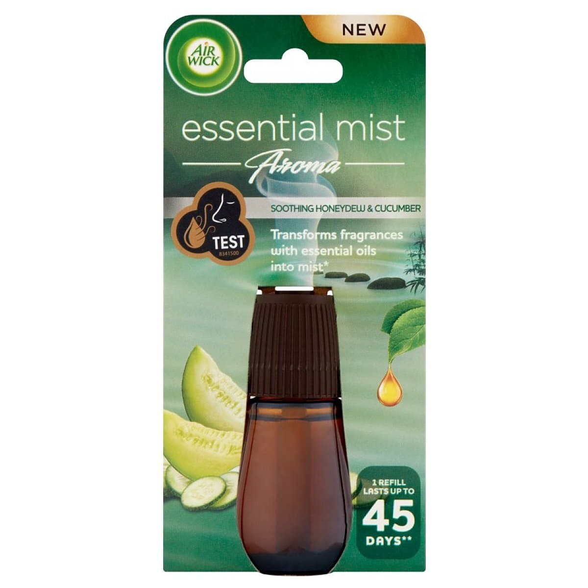 

Air Wick Essential Mist Aroma odprężający wkład do automatycznego odświeżacza o zapachu ogórka i melona miodowego 20ml