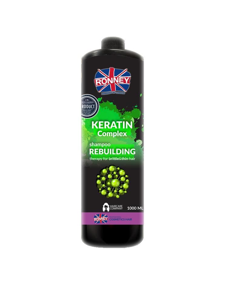 

Ronney Keratin Complex Professional Shampoo Rebuilding odbudowujący szampon do włosów suchych i łamliwych 1000ml