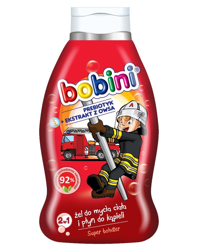 

Bobini Żel do mycia ciała i płyn do kąpieli 2w1 Super bohater 660ml