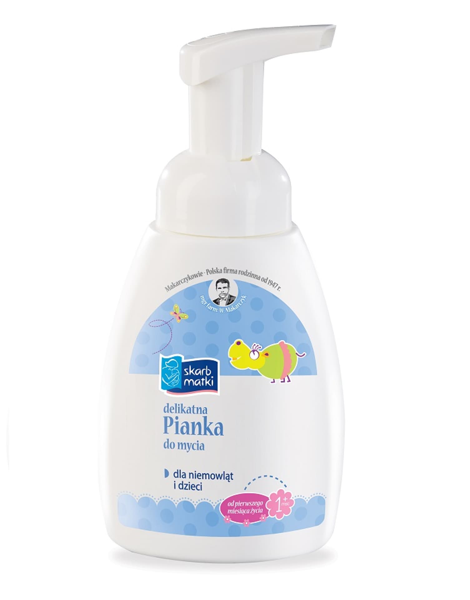 

Skarb Matki Delikatna pianka do mycia dla niemowląt i dzieci 250ml
