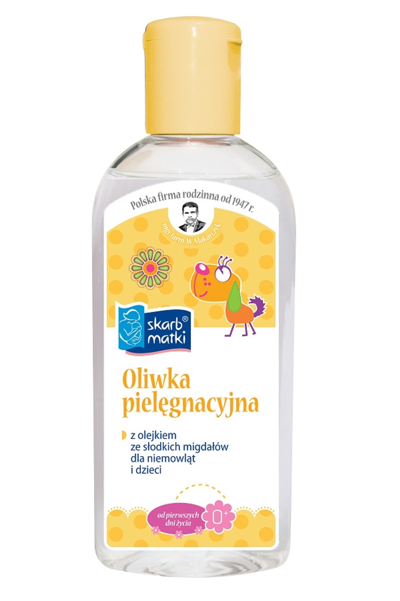 

Skarb Matki Oliwka pielęgnacyjna z olejkiem ze słodkich migdałów dla niemowląt i dzieci 200ml