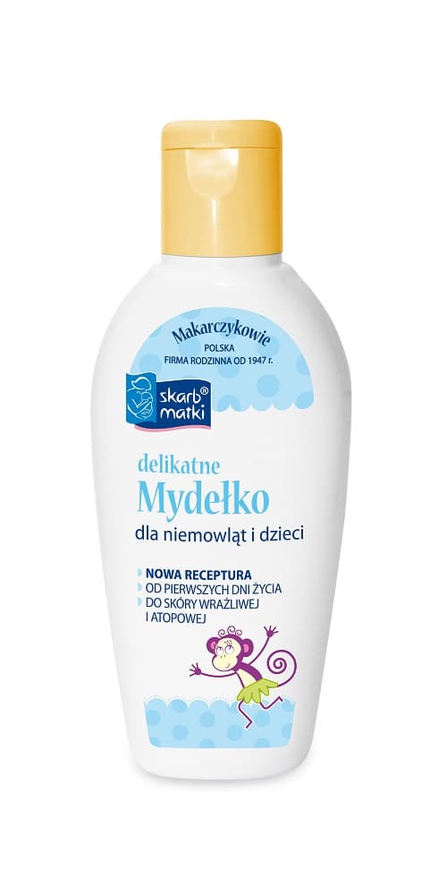 

Skarb Matki Delikatne mydełko dla niemowląt i dzieci w płynie 80ml