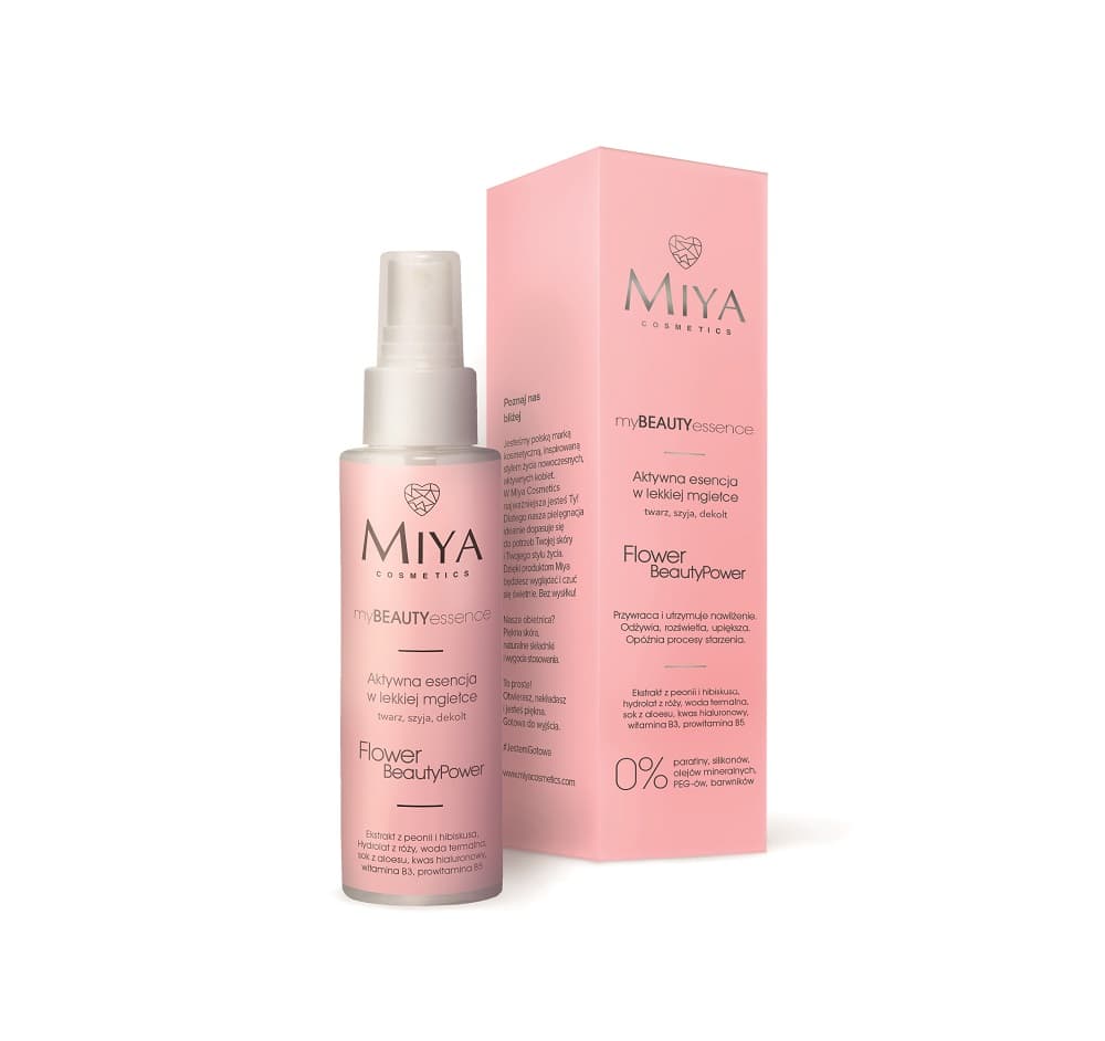 

Miya Cosmetics My Beauty Essence Flower Beauty Power aktywna esencja w lekkiej mgiełce 100ml