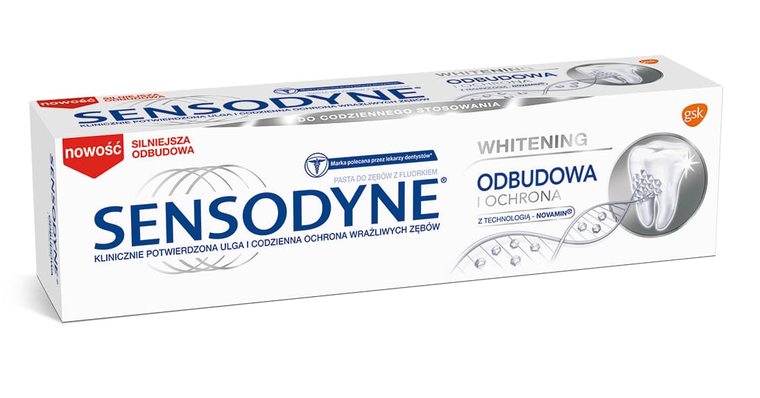 

GSK Sensodyne Pasta do zębów Odbudowa i Ochrona Whitening 75ml