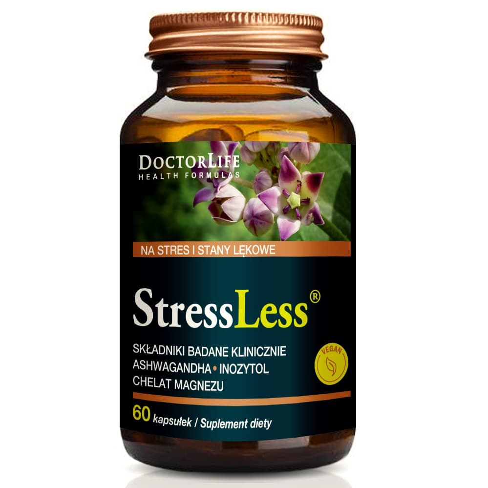 

DOCTOR LIFE StressLess na stres i stany lękowe suplement diety 60 kapsułek