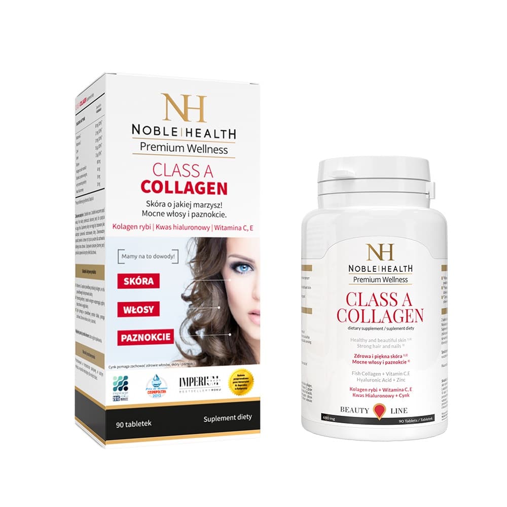 

Noble Health Premium Wellness Class A Collagen kolagen w tabletkach 90szt