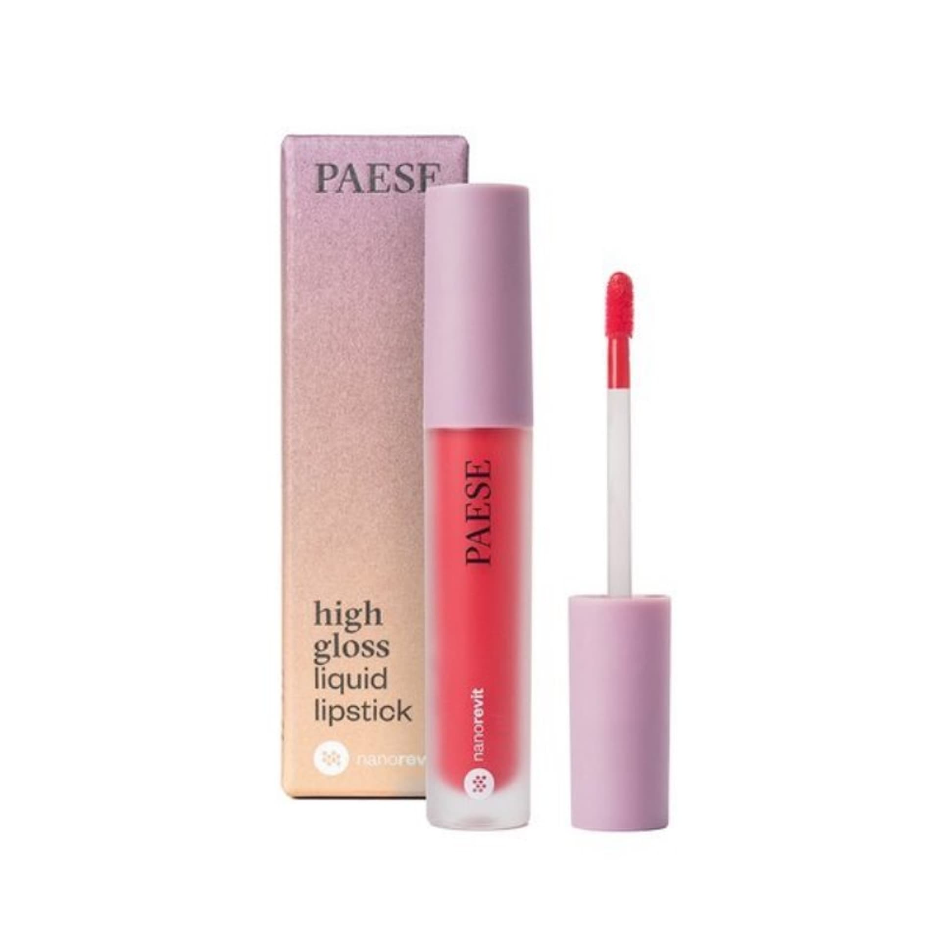 

Paese Nanorevit High Gloss Liquid Lipstick pomadka w płynie do ust 53 Spicy Red 4.5ml
