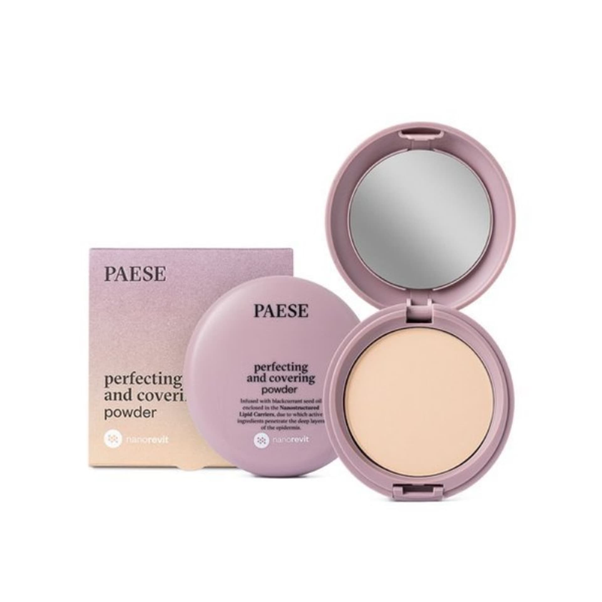 

Paese Nanorevit Perfecting and Covering Powder puder upiększająco-kryjący 03 Sand 9g