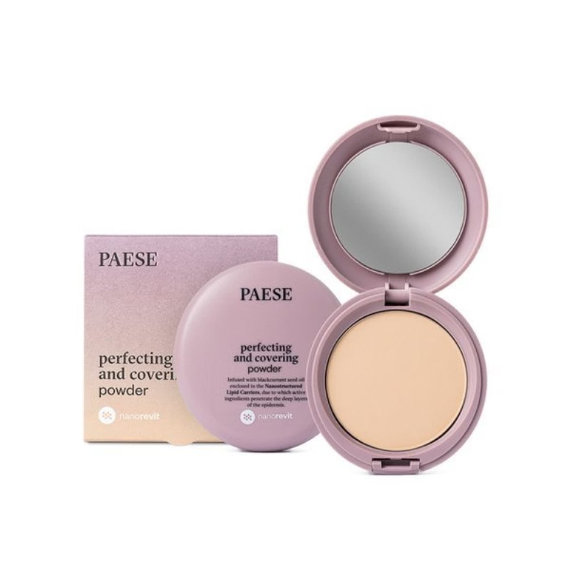 

Paese Nanorevit Perfecting and Covering Powder puder upiększająco-kryjący 04 Warm Beige 9g