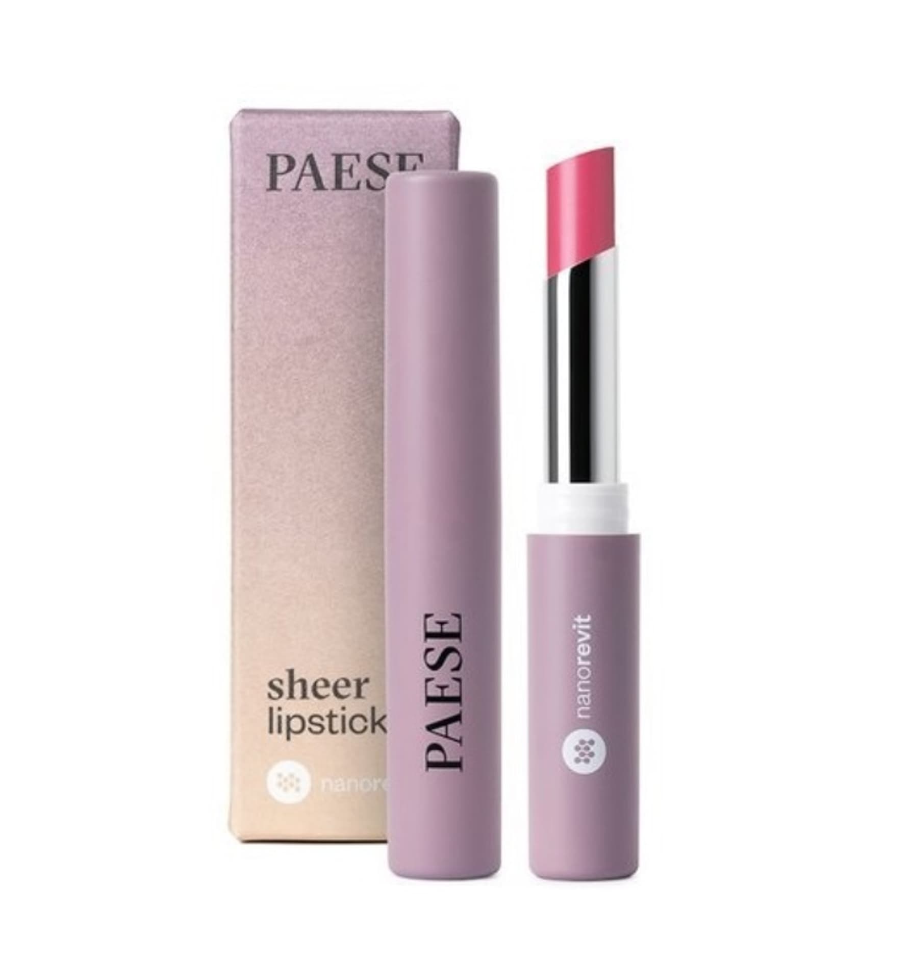 

Paese Nanorevit Sheer Lipstick koloryzująca pomadka do ust 31 Natural Pink 4.3g