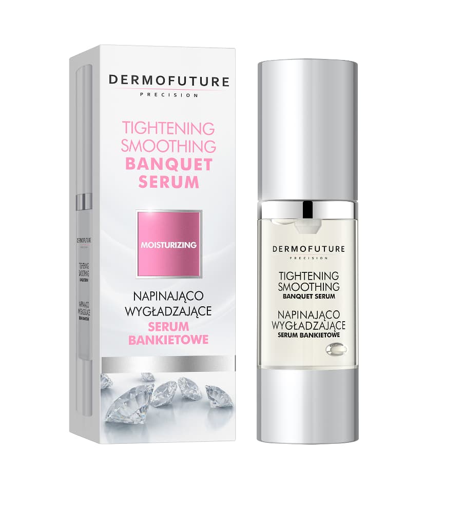

DERMOFUTURE Moisturizing Tightening Smoothing Banquet Serum napinająco-wygładzające serum bankietowe do twarzy 30ml