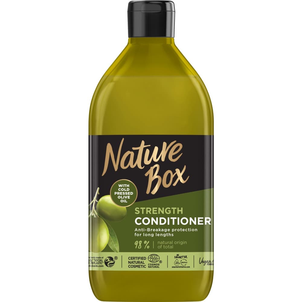 

Nature Box Olive Oil wzmacniająca odżywka do włosów z olejem z oliwki 385ml